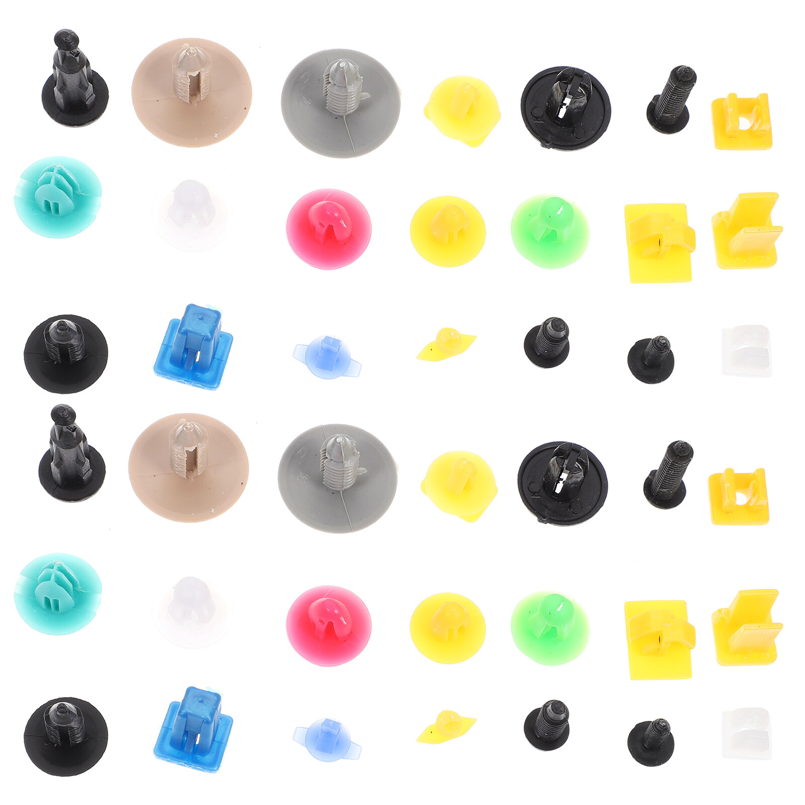 Zoyueyie 500pcs Auto Fastener Clips Car Door Trim Clip Assorted Bumper Retainer Kits